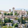 Beautiful view of the Albaicin district in Granda, Spain