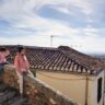 Mother and daughter enjoying the views of Granada from the Realejo neighborhood