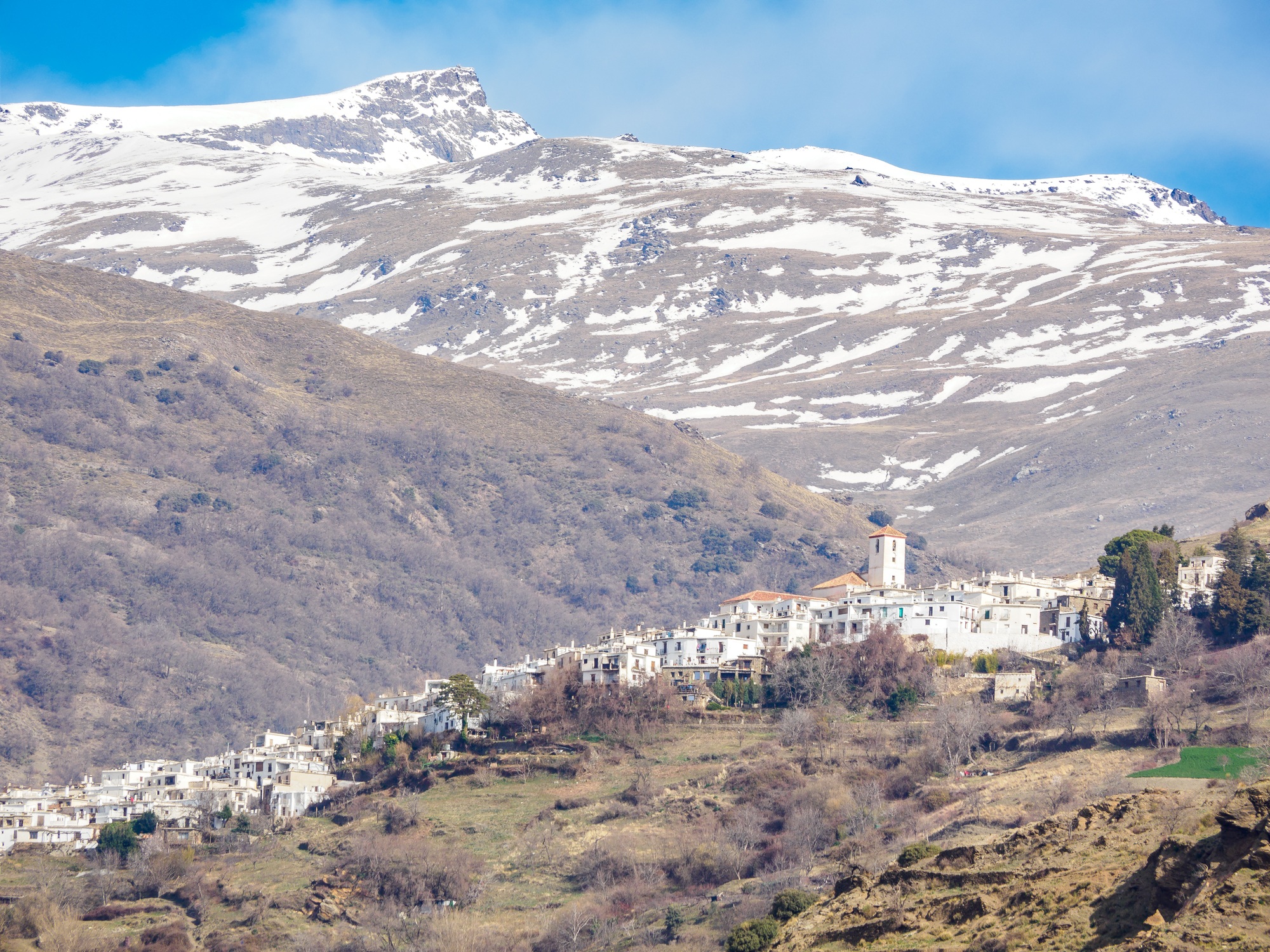 Capileira village in Alpajurra of Granada province, Spain
